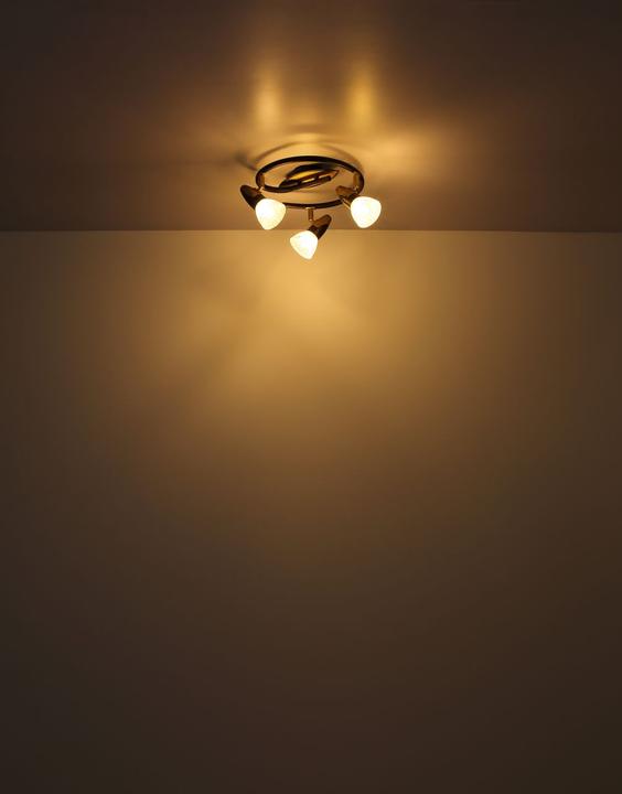 Actual product image Globo Spotlight NOVARA, gold patinated, 5449-4 (E14)
