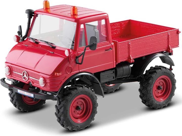 Productafbeelding FMS FXC24 Unimog 421 1:24 rood - RTR 2,4GHz (RTR Gereed voor gebruik)