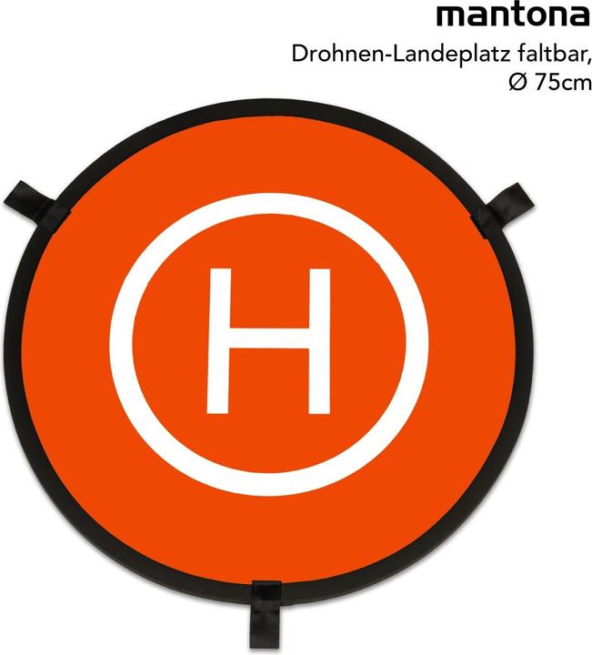 Produktbild mantona 23061 Drohnen-Landeplatz (Drohnen Landeplatz, DJI Mavic 2, DJI Mavic Air 2 S, DJI Mavic Pro, DJI Mavic 2 Zoom, DJI Mavic 3, DJI FPV, DJI Phantom 4)