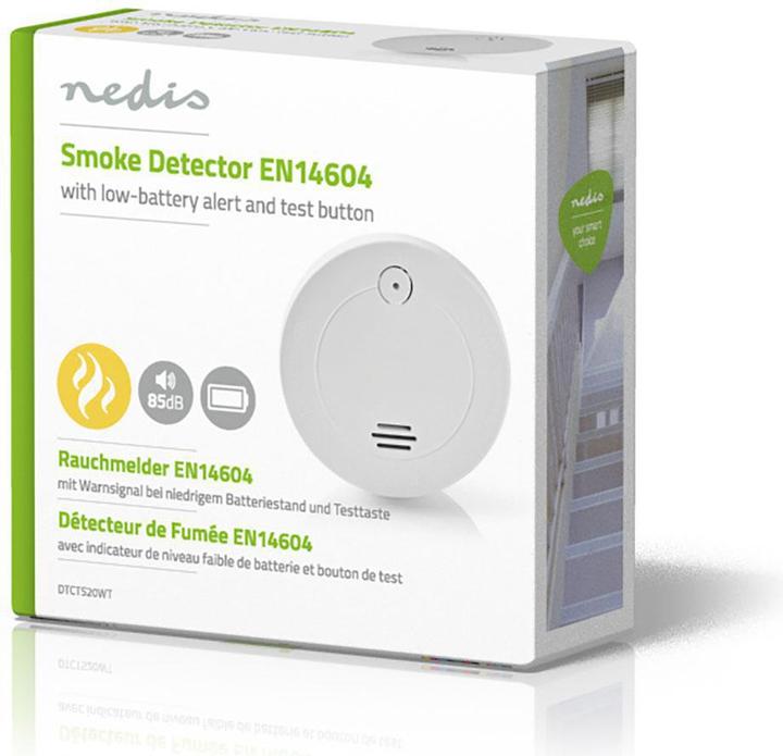 Image du produit Nedis EN14604 Alarme de fumée - Blanc