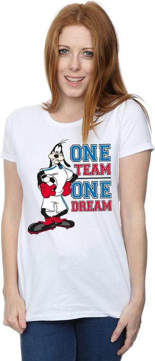 Immagine prodotto Disney Goofy One Team One Dream Maglietta Donna (M)