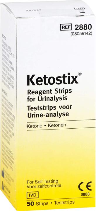 Image du produit Ketostix Bandelettes de test des cétones pour analyse d'urine, 50 pcs. (50 x)