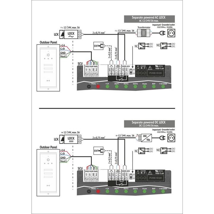 Productafbeelding Bellcome Video deurintercom d 7" Kit 2 Familie (Bedraad)