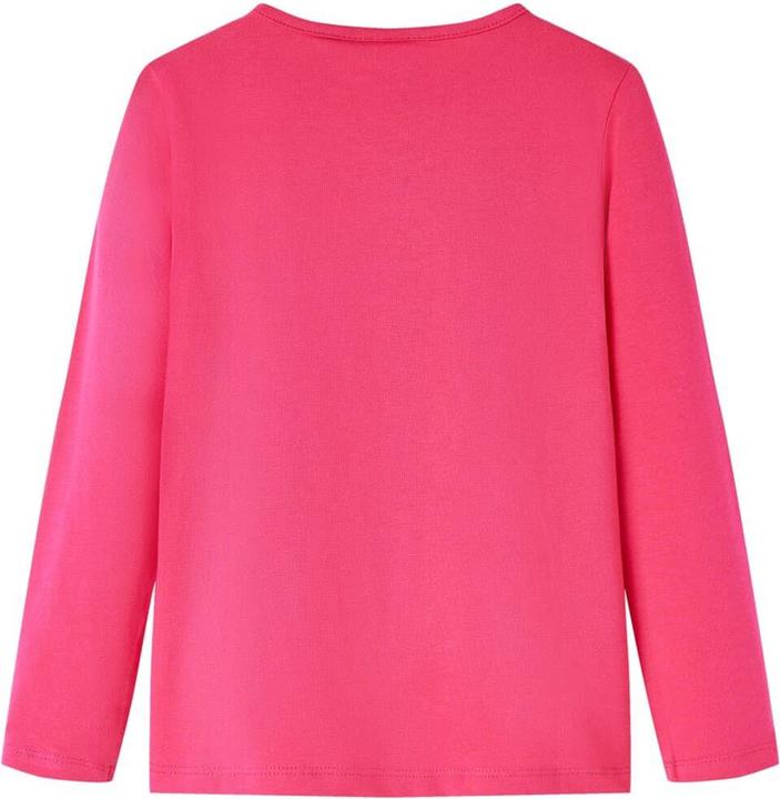 Produktbild VidaXL Kinder-Langarmshirt Knallrosa 92,Material: 95 % Baumwolle. 5 (92)