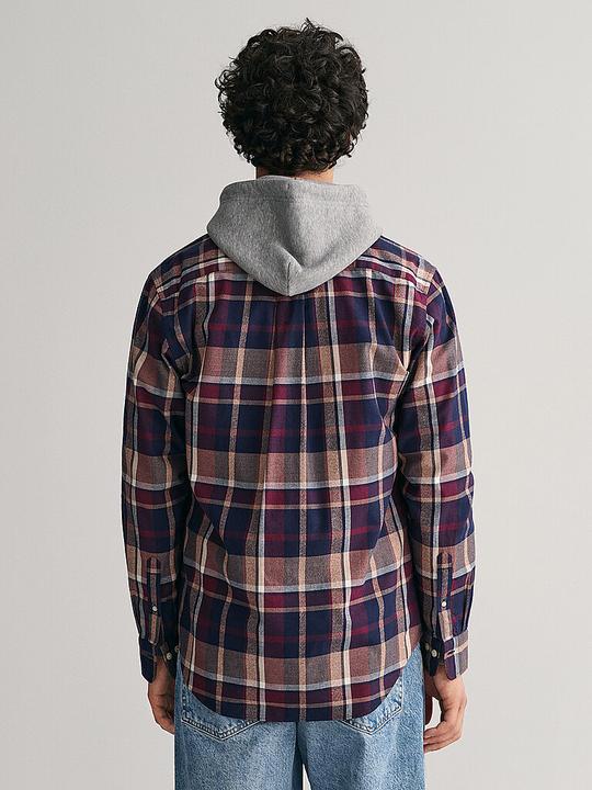 Produktbild GANT Check Shirt Long Sleeve Plumped Red (L)
