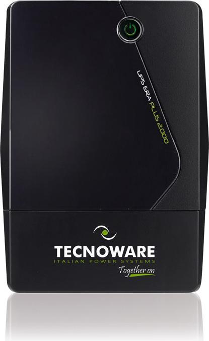 Actual product image Tecnoware ERA PLUS 2,100 A interactive line 2.1 kVA 1470 W 2 socket(s) AC (2100 VA, 1470 W, Line-interactive UPS)