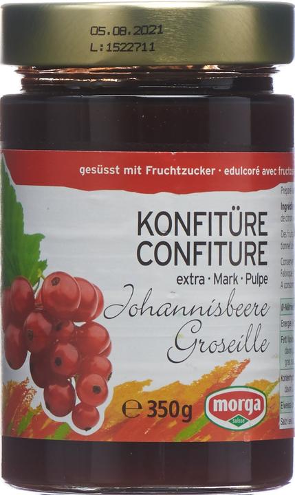 Image du produit Morga Confiture de pulpe de groseilles Fruchtz (350 g)