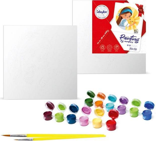 Actual product image Ideyka Painting by numbers - Small village 40 x 50 cm