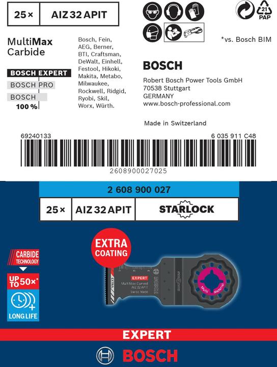 Produktbild Bosch Professional Zubehör Expert MultiMax AIZ 32 APIT