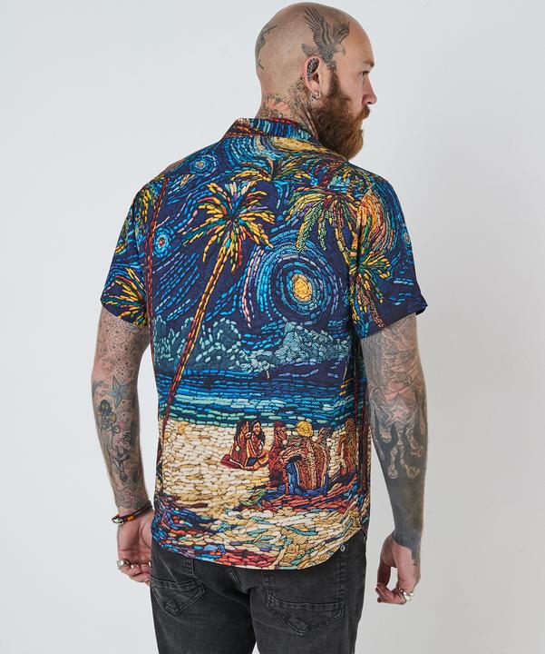 Immagine prodotto Joe Browns Beach Mosaic Print Revere Collar Shirt (S)