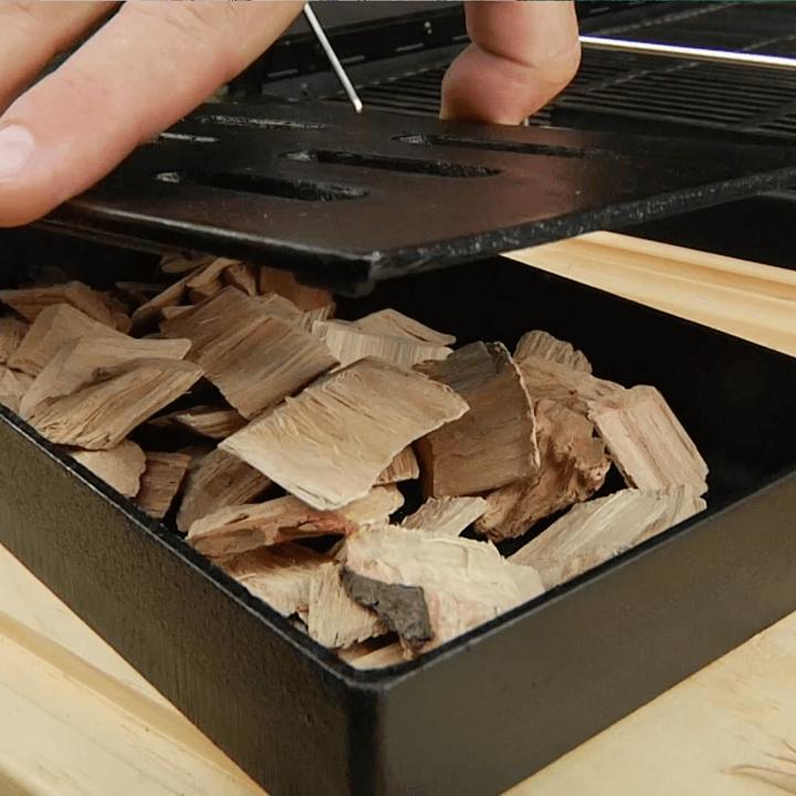 Actual product image Char Broil Cast iron smoking box