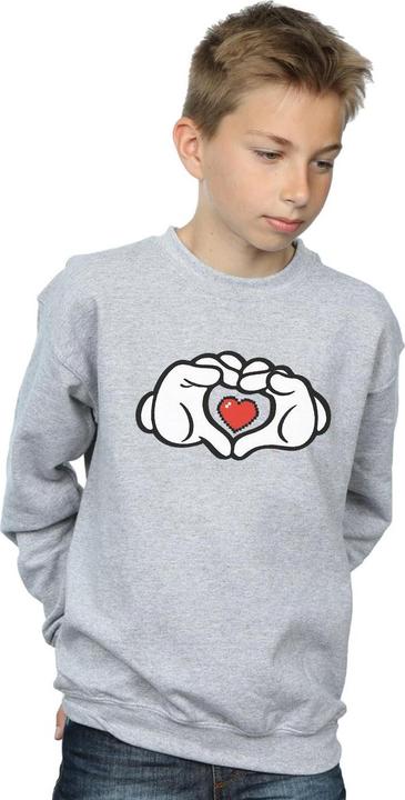 Produktbild Disney Mickey Mouse Heart Hands Sweatshirt Jungen (152, 158)