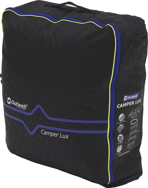 Produktbild Outwell Schlafsack Camper Lux «L» Caramel-Teal, Links (235 cm)