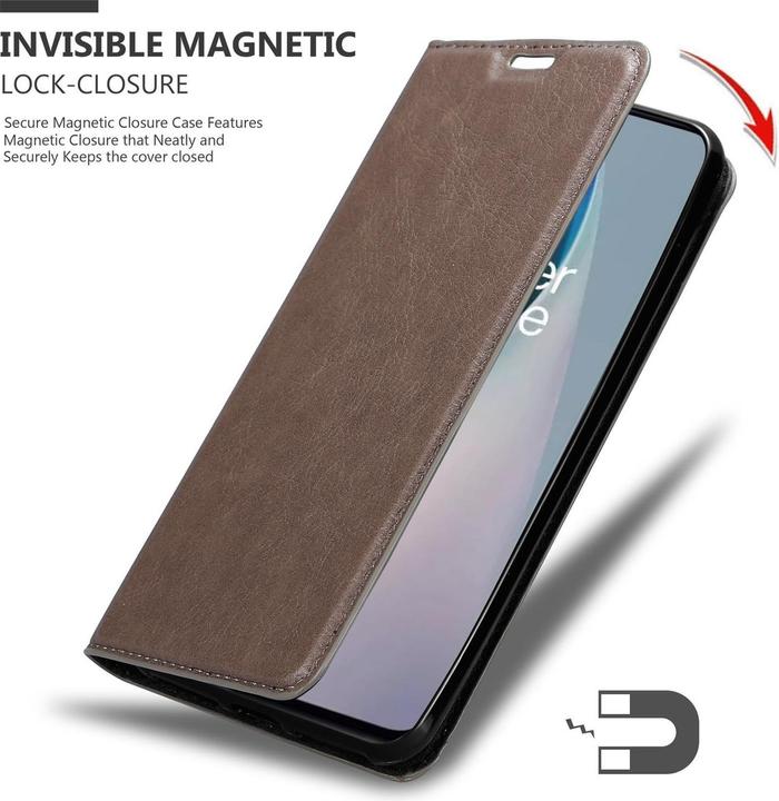 Productafbeelding Cadorabo Boek Onzichtbare Magneethoes (OnePlus Noord N100)