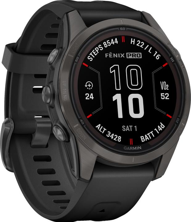 Actual product image Garmin Fenix 7S Pro Sapphire Solar Edition (42 mm)