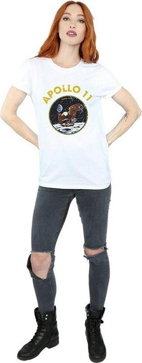 Image du produit Nasa T-shirt classique Apollo 11 en coton pour dames et messieurs (L)
