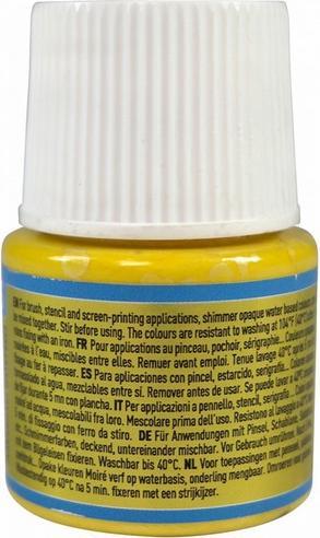 Image du produit Pebeo Setacolor opaque (Jaune chatoyant, 45 ml)