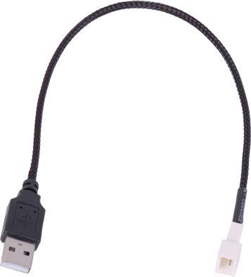 Phobya Adapter USB External to 3Pin Fan 30cm Black (0.30 m)