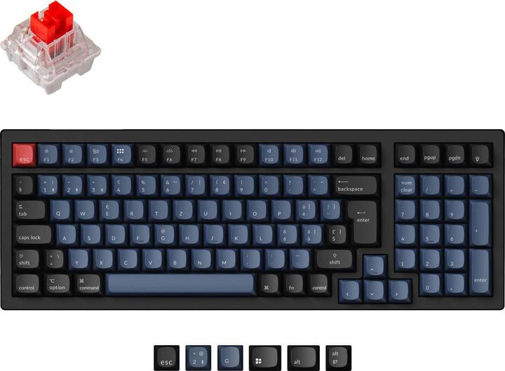 Actual product image Keychron K4 Pro (CH, Cable, Wireless)