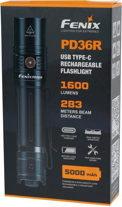 Actual product image Fenix PD36R (13.60 cm, 1600 lm)