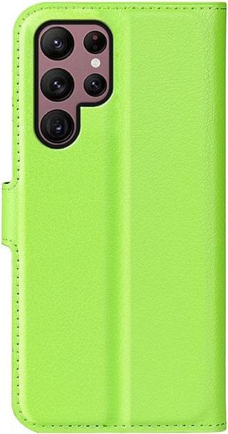 Actual product image MU Classic Litchi Leather Bookcover Series (Samsung Galaxy S23 Ultra)