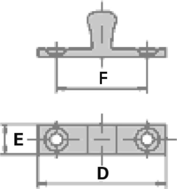 Produktbild BestaPac Kugelschnäpper aus Messing 70x13