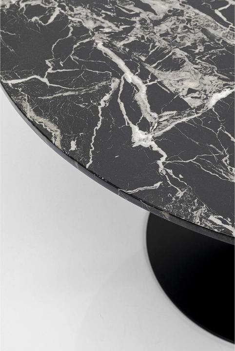 Produktbild Kare Design Tisch Schickeria Marmor Schwarz Ø110cm (110 x 110 x 74 cm)