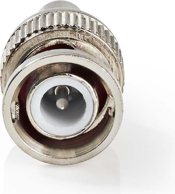 Produktbild Nedis BNC-Stecker gerade Stecker Vernickelt 50 Ohm Kräuseln Kabeleingangsdurchmesser: 6.0 mm Stahl S (Antennenkabel)