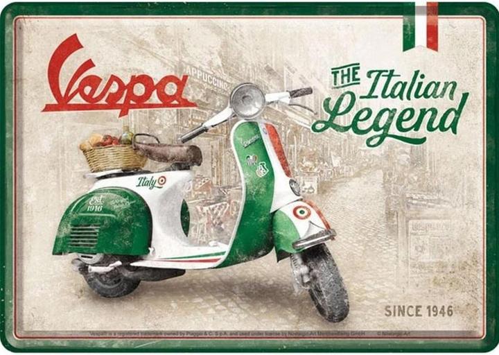 Produktbild Nostalgic-Art Merchandising Postkarte Vespa 14 x 10 cm (1 Stk.)