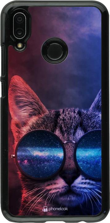 Immagine prodotto PhoneLook Copertina Occhiali da Gatto Rosso Blu (Huawei P20 Lite)
