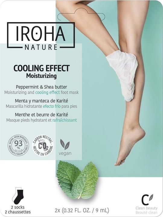 Image du produit Iroha Nature Nature - Foot Mask Chaussettes Relax Menthe Poivrée (Masque de pied, 9 ml)