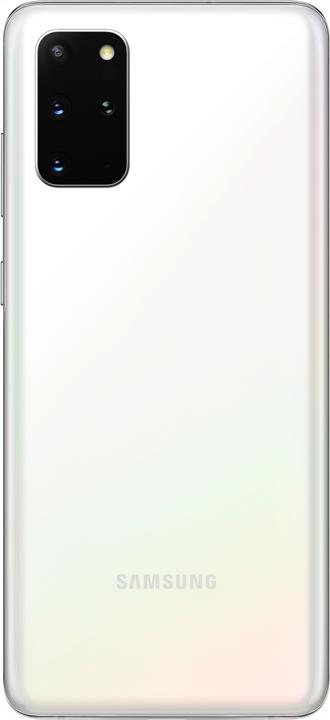 Actual product image Samsung Galaxy S20+ 5G (128 GB, Cloud White, 6.70", Hybrid Dual SIM + eSIM, 64 Mpx, 5G)