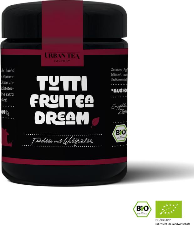 Actual product image Urban Tea Factory Tutti Fruitea Dream - Fruit tea with forest fruits - organic glass