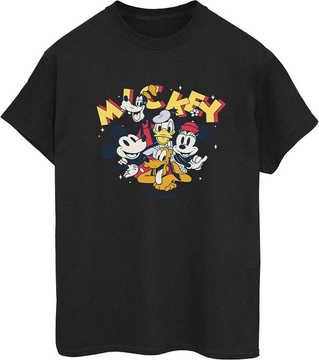 Immagine prodotto Disney Mickey Mouse Group Maglietta Ampia Donna (XL)
