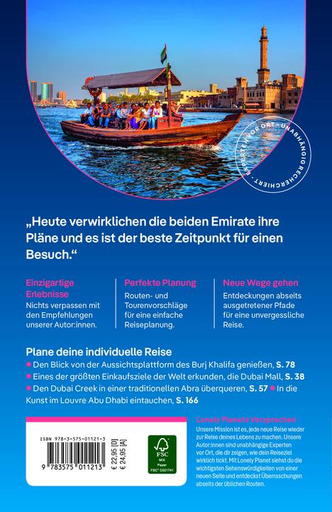 Immagine prodotto Reiseführer Dubai & Abu Dhabi (Tedesco, Hayley Skirka, Sarah Hedley Hymers, Natasha Amar, Christabel Lobo, 2024)