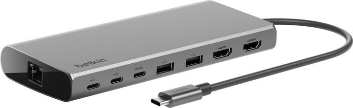 Actual product image Belkin INC015BTSGY-CZ (USB-C, 8 Ports)