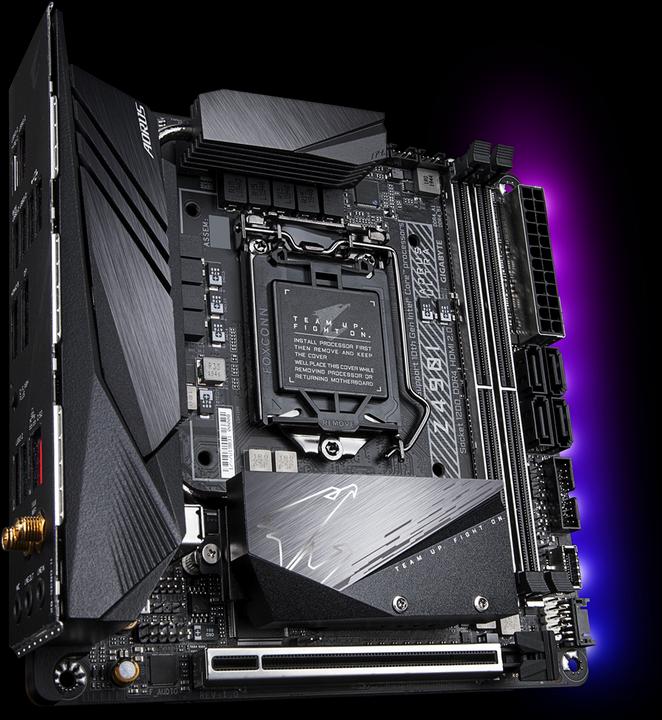 Image du produit Gigabyte Z490i Aorus Ultra (LGA 1200, Intel Z490, Mini-ITX)