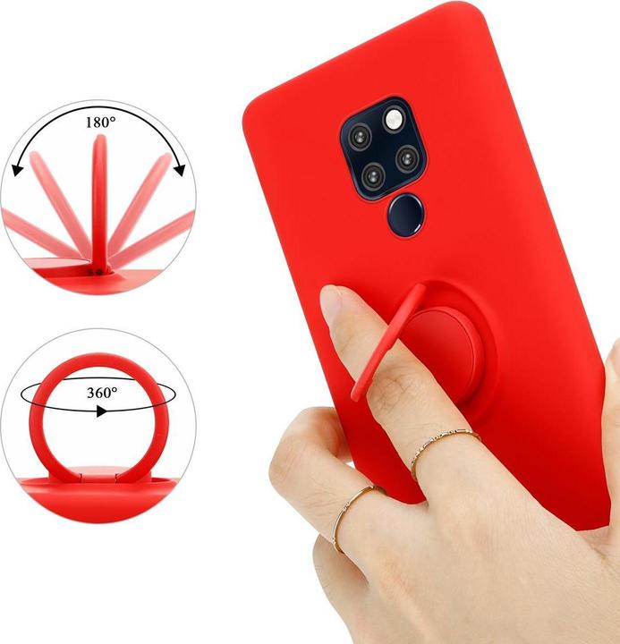 Actual product image Cadorabo TPU Liquid Ring Silicone Case Cover (Mate 20)