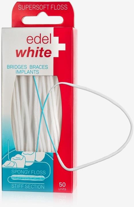 Produktbild Edel + White Supersoft Floss Zahnseide 50 Stränge
