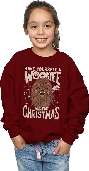 Actual product image Star Wars Girls Wookiee Little Christmas Sweatshirt (152, 158)