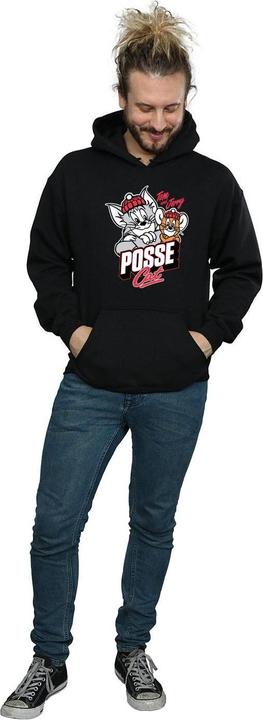 Actual product image Tom & Jerry Mens Posse Cat Hoodie (L)