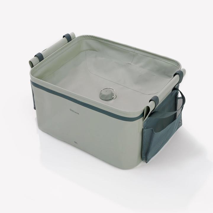 Produktbild Quechua Spülbecken 10 l kompakt für Camping Abwasserbehälter