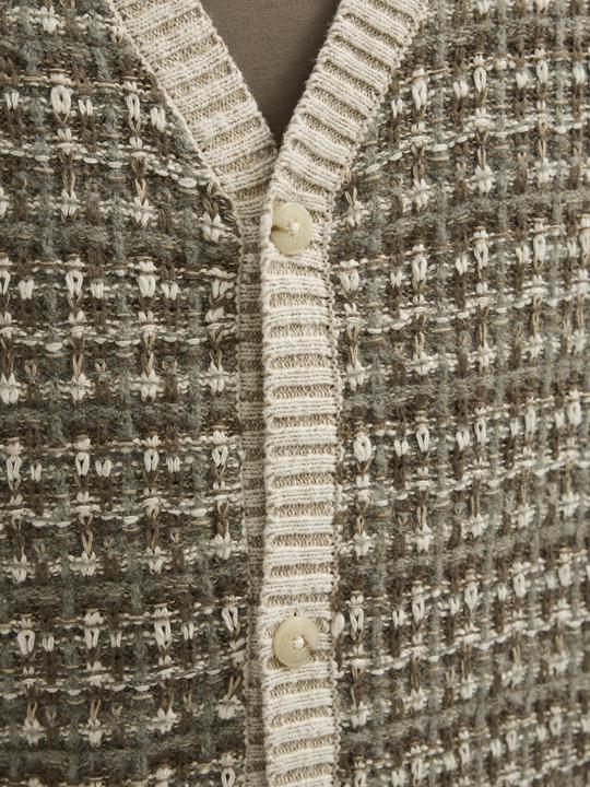 Produktbild Jack & Jones All Over Print Strickjacke Strickjacke (S)