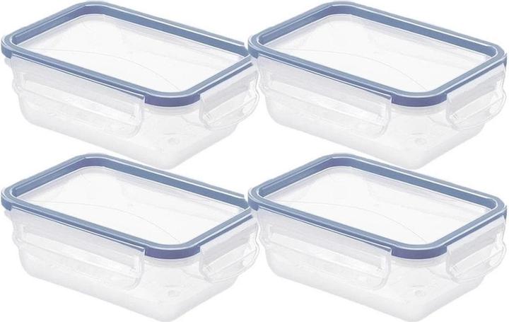Actual product image Rotho Refrigerator jar set 4 pcs. 0.5 l CLIC & horizon blue (0.50 l)