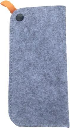 Image du produit Bekos Étui à lunettes en feutre souple gris clair