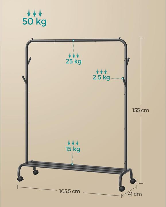 Image du produit Songmics Garderobenständer