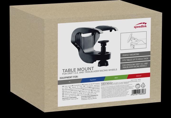 Immagine prodotto Speedlink Supporto da tavolo per volante DRIFT O.Z e TRAILBLAZER, nero (PS4, PS3, Switch, PC)
