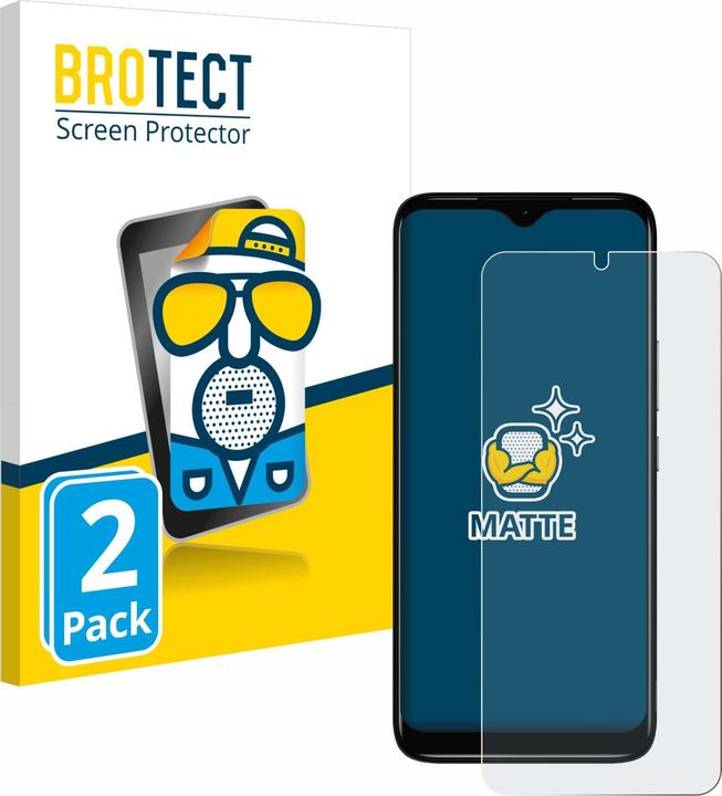 Actual product image BROTECT Anti-glare screen protector matt (2 Piece, Nokia C12)