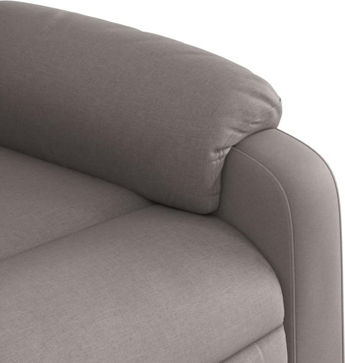 Immagine prodotto VidaXL Poltrona massaggiante Poltrona stand-up Poltrona TV Poltrona relax Poltrona Tessuto Taupe