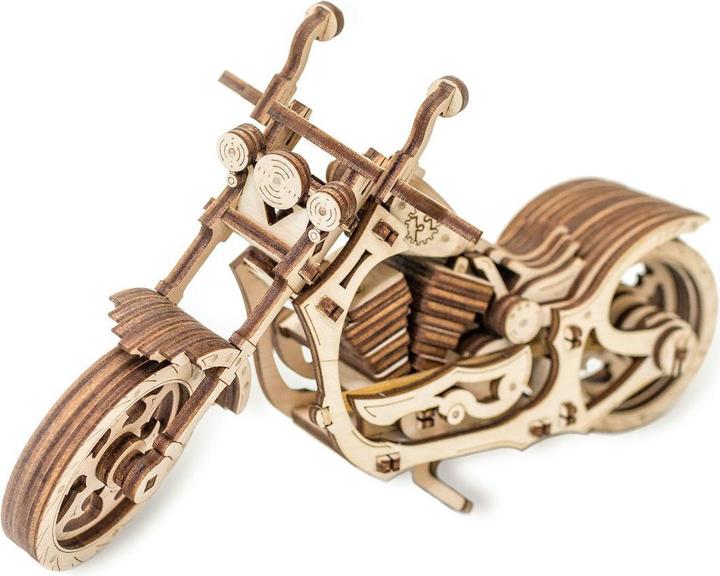 Actual product image Eco Wood Art Motorcycle Cruiser